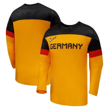 Youth Germany Hockey Gold 2026 Away Replica Jersey