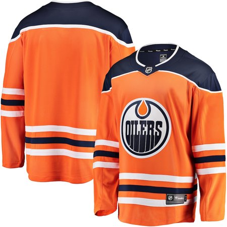 Men's Edmonton Oilers Orange Home Jersey