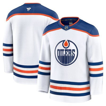 Youth Edmonton Oilers White Away Jersey