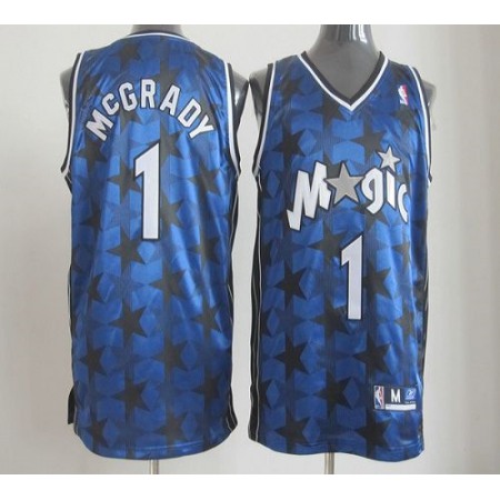 Magic #1 Tracy Mcgrady Blue All Star Stitched Jersey