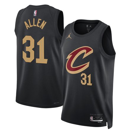 Youth Cleveland Cavaliers #31 Jarrett Allen Black Swingman Statement Edition Jersey