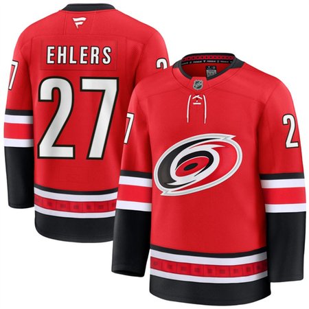 Youth Carolina Hurricanes #27 Nikolaj Ehlers Red 2024-25 Alternate Stitched Hockey Jersey
