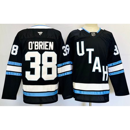 Men's Utah Mammoth #38 Liam O'Brien Navy 2024-25 Stitched Premium Jersey