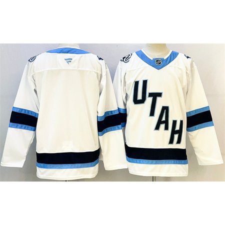Men's Utah Mammoth Blank White Stitched Premium Jersey