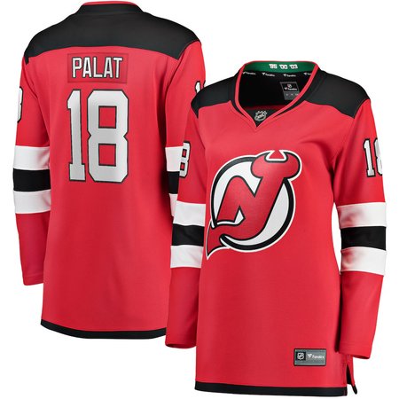 Women's New Jersey Devils #18 Ondrej Palat Red Home Player Jersey