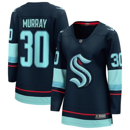 Women's Seattle Kraken #30 Matt Murray Deep Sea Blue Home Jersey