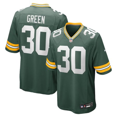 Men's Green Bay Packers #30 Ahman Green Nike Green Team Retired Player Game Jersey