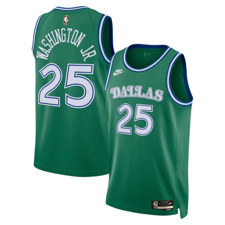 Women's Dallas Mavericks #25 P.J. Washington Jr. Nike Green Swingman Classic Edition Jersey