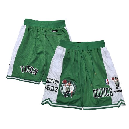 Men's Boston Celtics Green Shorts