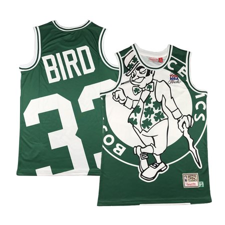 Men's Boston Celtics Green Stitched Basketball Jersey
