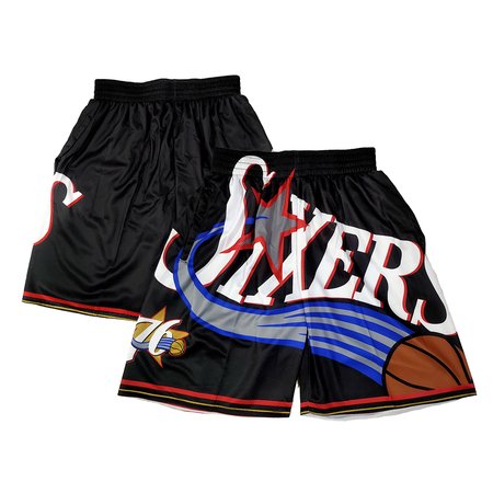 Men's Philadelphia 76ers Black Shorts