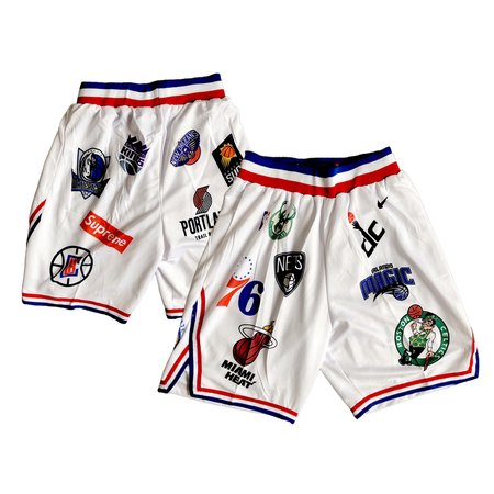 Men's Philadelphia 76ers White Shorts