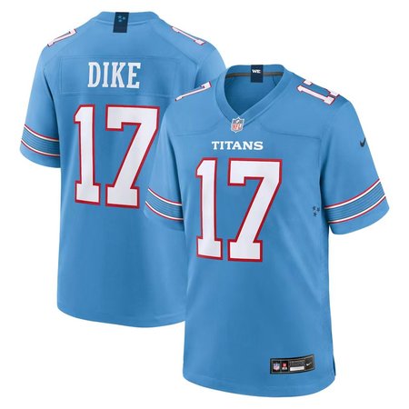 Youth Tennessee Titans #17 Chimere Dike Nike Light Blue Game Jersey