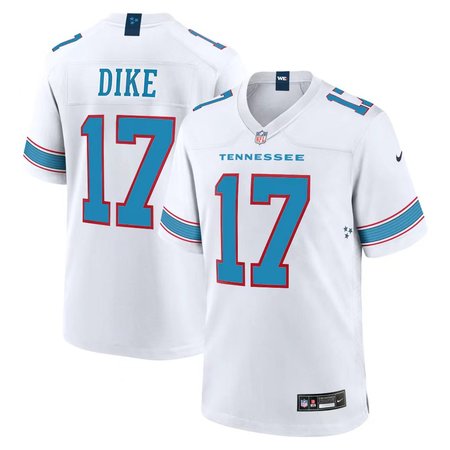 Youth Tennessee Titans #17 Chimere Dike Nike White Game Jersey