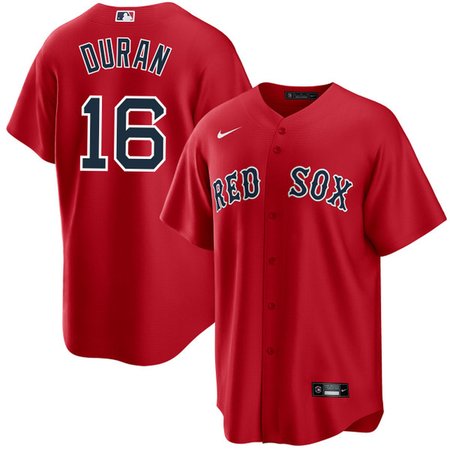 Men's Boston Red Sox #16 Jarren Duran Red Home Replica Player Jersey