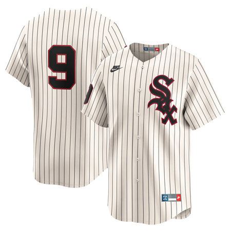 Men's Chicago White Sox #9 Minnie Minoso Nike Cream Throwback Cooperstown Limited Jersey