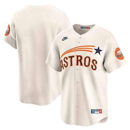 Youth Houston Astros Nike Cream Cooperstown Collection Limited Jersey Youth Houston Astros Nike Cream Cooperstown Collection Limited Jersey