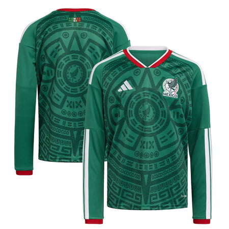 Men's Mexico Home Replica Long Sleeve Jersey World Cup 2026 Men's Mexico Home Replica Long Sleeve Jersey World Cup 2026