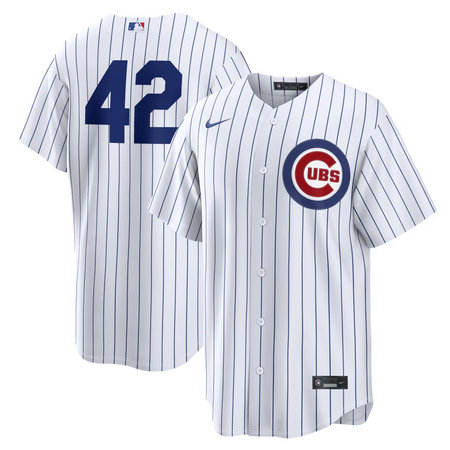 Youth Chicago Cubs #42 Jackie Robinson Nike White Home 2026 Jackie Robinson Day Replica Jersey