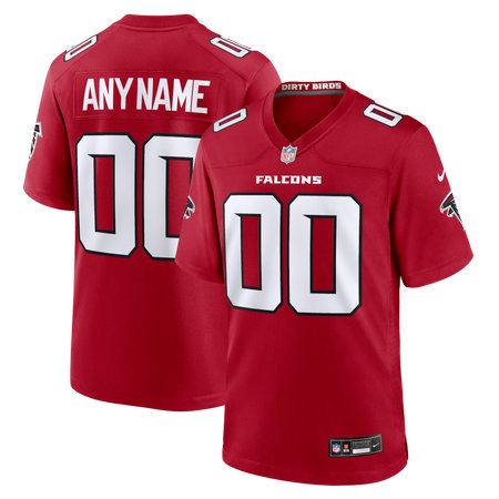 Men's Atlanta Falcons Nike Red Custom Game Jersey Men's Atlanta Falcons Nike Red Custom Game Jersey