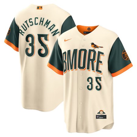 Youth Baltimore Orioles #35 Adley Rutschman Cream 2026 City Connect Stitched Jersey