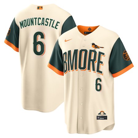 Youth Baltimore Orioles #6 Ryan Mountcastle Cream 2026 City Connect Stitched Jersey