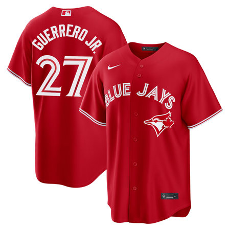 Youth Toronto Blue Jays #27 Vladimir Guerrero Jr. Nike Red Canada Day Replica Jersey
