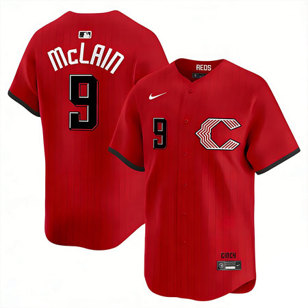 Youth Cincinnati Reds #9 Matt McLain Red 2026 City Connect Stitched Jersey