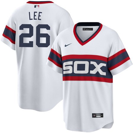 Men's Chicago White Sox #26 Korey Lee White Home Replica Jersey