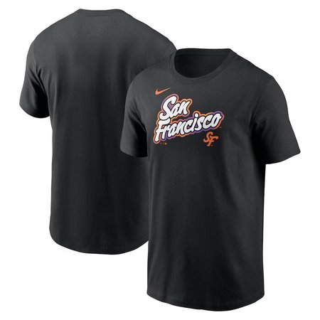 Men's San Francisco Giants Black 2025 City Connect Wordmark T-Shirt