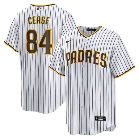 Men's San Diego Padres #84 Dylan Cease Nike White Home Replica Jersey
