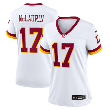 Women's Washington Commanders #17 Terry McLaurin Nike White Game Super Bowl Era Jersey