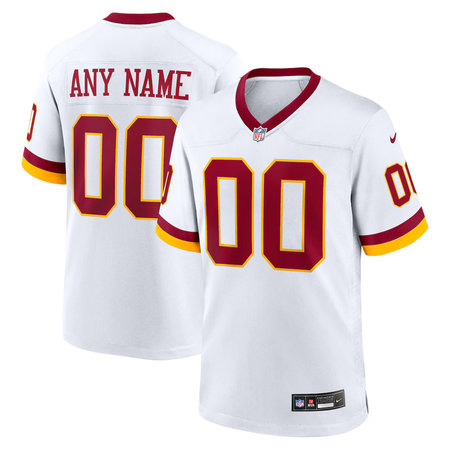 Youth Washington Commanders Nike White Game Super Bowl Era Custom Jersey