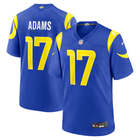 Men's Los Angeles Rams #17 Davante Adams Nike Royal Team Game Player Jersey