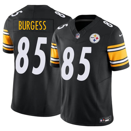 Youth Pittsburgh Steelers #85 Cole Burgess Black 2026 F.U.S.E. Vapor Limited Stitched Football Jersey