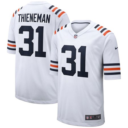 Men's Chicago Bears Dillon Thieneman White 2026 NFL Draft Game Jersey