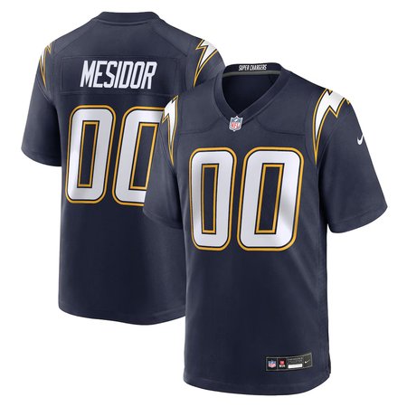 Men's Los Angeles Chargers Akheem Mesidor Navy 2026 NFL Draft Game Jersey