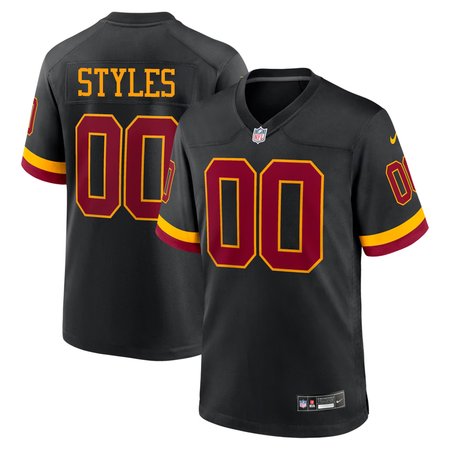 Men's Washington Commanders Sonny Styles Black 2026 NFL Draft Game Jersey