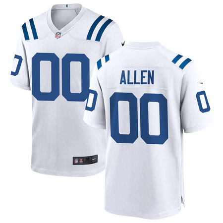 Men's Indianapolis Colts CJ Allen White 2026 NFL Draft Game Jersey