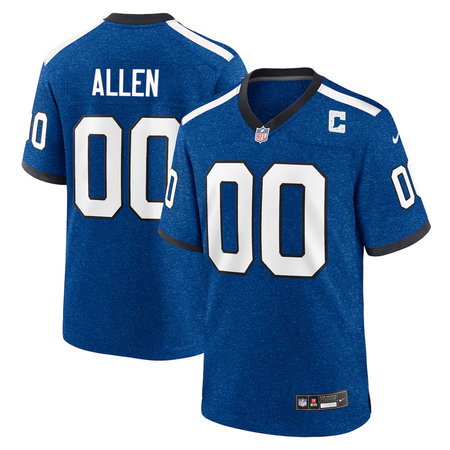 Men's Indianapolis Colts CJ Allen Royal 2026 NFL Draft Game Jersey