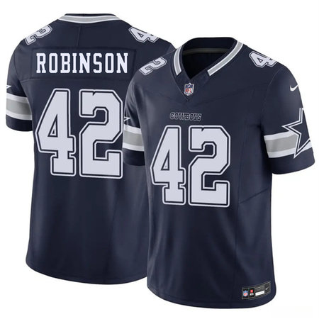 Men's Dallas Cowboys #42 Curtis Robinson Navy 2026 NFL Draft Vapor F.U.S.E. Limited Jersey