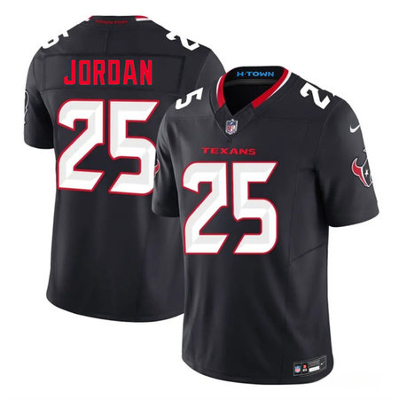 Youth Houston Texans #25 Jawhar Jordan Navy 2026 NFL Draft Vapor F.U.S.E. Limited Jersey