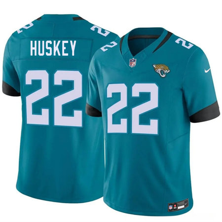 Men's Jacksonville Jaguars #22 Jalen Huskey Teal 2026 NFL Draft Vapor F.U.S.E. Limited Jersey