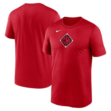 Men's Chicago White Sox Nike Red 2025 City Connect Legend Team Phrase Script Performance T-Shirt