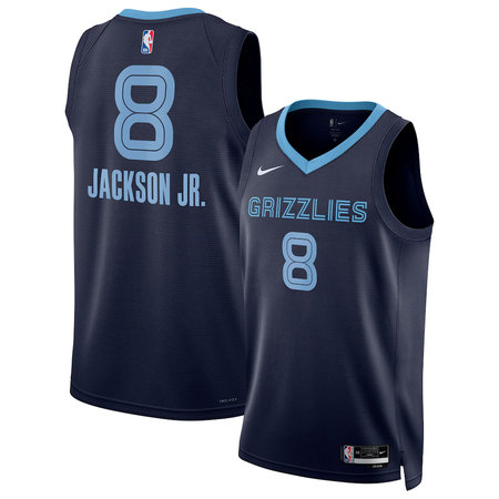 Women's Memphis Grizzlies #8 Jaren Jackson Jr. Nike Navy Swingman Icon Edition Jersey