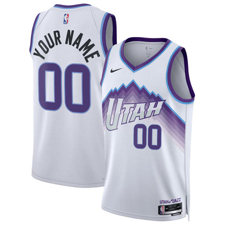 Women's Utah Jazz Nike White Swingman Association Edition Custom Jersey