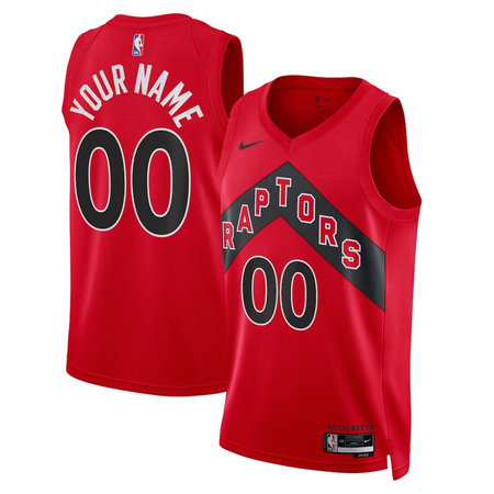 Women's Toronto Raptors Nike Red Swingman Icon Edition Custom Jersey