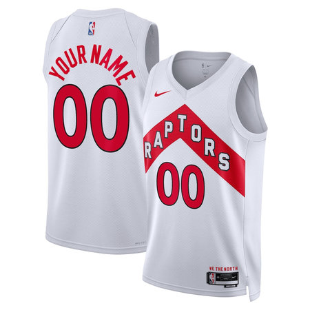 Women's Toronto Raptors Nike White Swingman Association Edition Custom Jersey