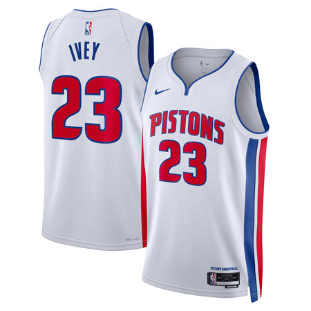 Youth Detroit Pistons #23 Jaden Ivey White Swingman Association Edition Jersey