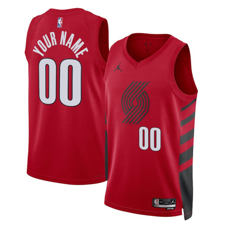 Women's Portland Trail Blazers Red 2022/23 Swingman Statement Edition Custom Jersey